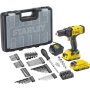 Stanley Screwdriver Kit, 18 V, 2 Ah accumulator , SFMCD700D2A-QW