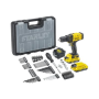 Stanley Screwdriver Kit, 18 V, 2 Ah accumulator , SFMCD700D2A-QW