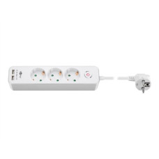 Goobay , 41264 3-Way Power Strip with Switch and USB , Sockets quantity 3