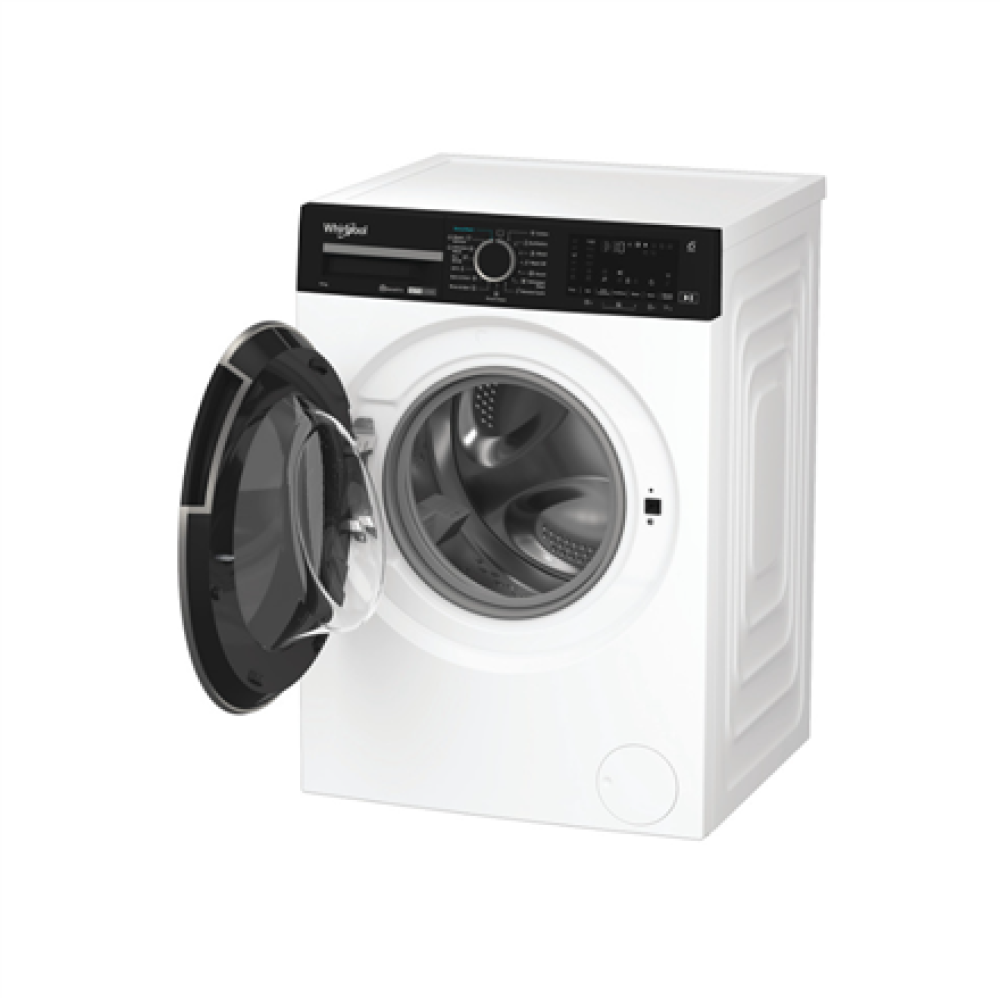 Whirlpool Washing Machine , WPM 07W ADS EE , Front loading , Energy efficiency class A , Washing capacity 10 kg , 1400 RPM , Depth 58 cm , Width 60 cm , Display , Digital , Steam function , White