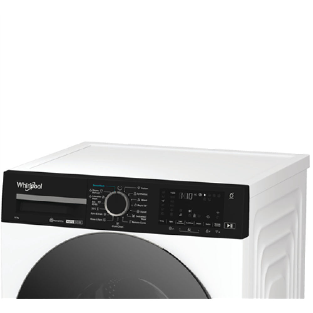 Whirlpool Washing Machine , WPM 07W ADS EE , Front loading , Energy efficiency class A , Washing capacity 10 kg , 1400 RPM , Depth 58 cm , Width 60 cm , Display , Digital , Steam function , White