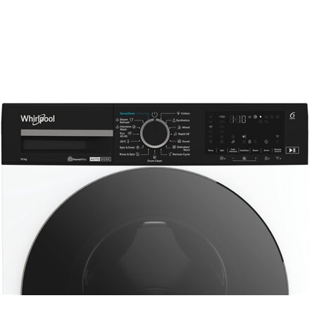 Whirlpool , Washing Machine , WPM 07W ADS EE , Front loading , Energy efficiency class A , Washing capacity 10 kg , 1400 RPM , Depth 58 cm , Width 60 cm , Display , Digital , Steam function , White