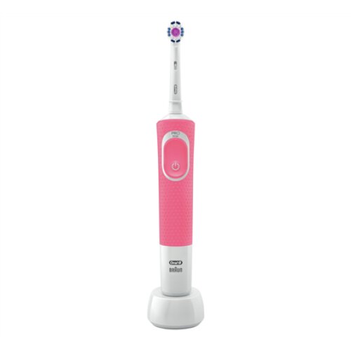 Oral-B Electric Toothbrush D100.413.1 Vitality Pink 3DW Rechargeable For adults Number of brush heads included 1 Number of teeth brushing modes 1 White/Pink