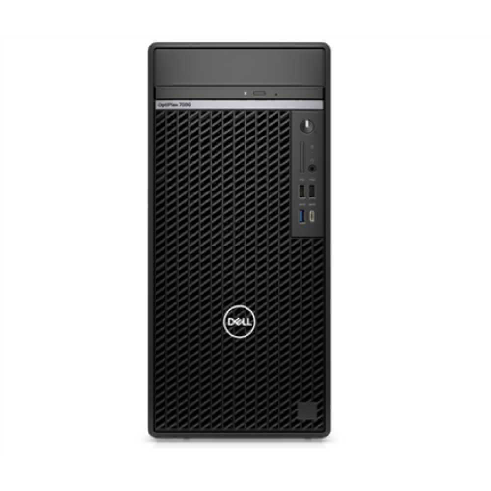 Dell OptiPlex 7000 Desktop PC, Tower, Intel Core i7, i7-12700, Internal memory 16 GB, DDR5 Non-ECC Memory, SSD 1000 GB, NVIDIA GeForce RTX3070, No Optical Drive, Keyboard language No keyboard, Windows 10 Pro, Warranty Basic OnSite, 36 month(s)