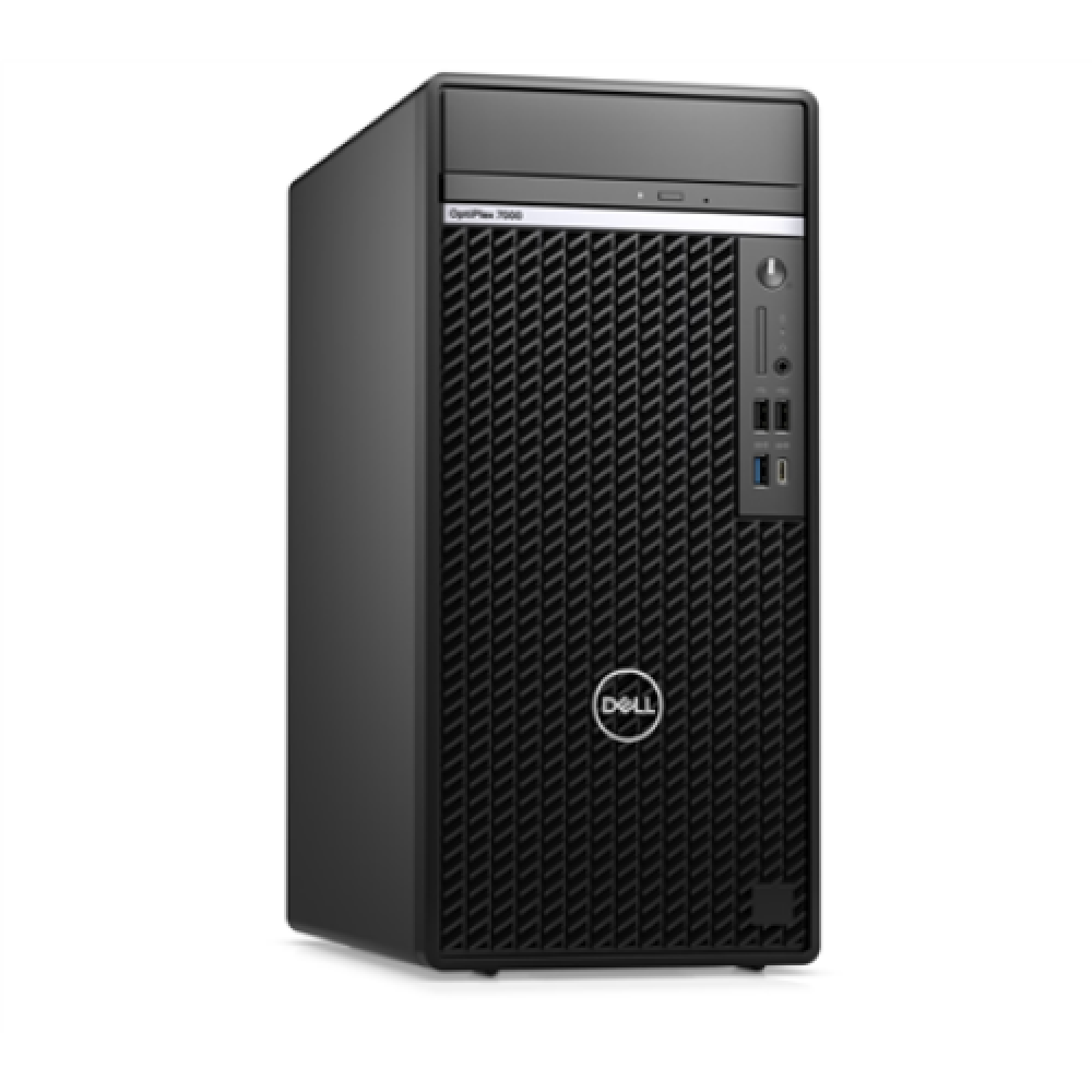Dell OptiPlex 7000 Desktop PC, Tower, Intel Core i7, i7-12700, Internal memory 16 GB, DDR5 Non-ECC Memory, SSD 1000 GB, NVIDIA GeForce RTX3070, No Optical Drive, Keyboard language No keyboard, Windows 10 Pro, Warranty Basic OnSite, 36 month(s)