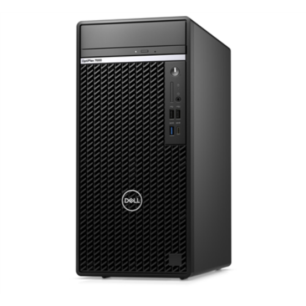 Dell OptiPlex 7000 Desktop PC, Tower, Intel Core i7, i7-12700, Internal memory 16 GB, DDR5 Non-ECC Memory, SSD 1000 GB, NVIDIA GeForce RTX3070, No Optical Drive, Keyboard language No keyboard, Windows 10 Pro, Warranty Basic OnSite, 36 month(s)