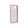Fixed , MagFlow , Back cover , Apple , iPhone 15 Pro , Liquid silicon , Pink