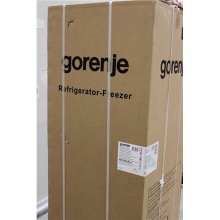 SALE OUT. Gorenje N619EAXL4 Refrigerator, E, Free standing, Combi, Height 186 cm, Net Fridge 207 L, Net Freezer 97 L, Grey , Gorenje Refrigerator , N619EAXL4 , Energy efficiency class E , Free standing , Combi , Height 186 cm , No Frost system , Fridge ne
