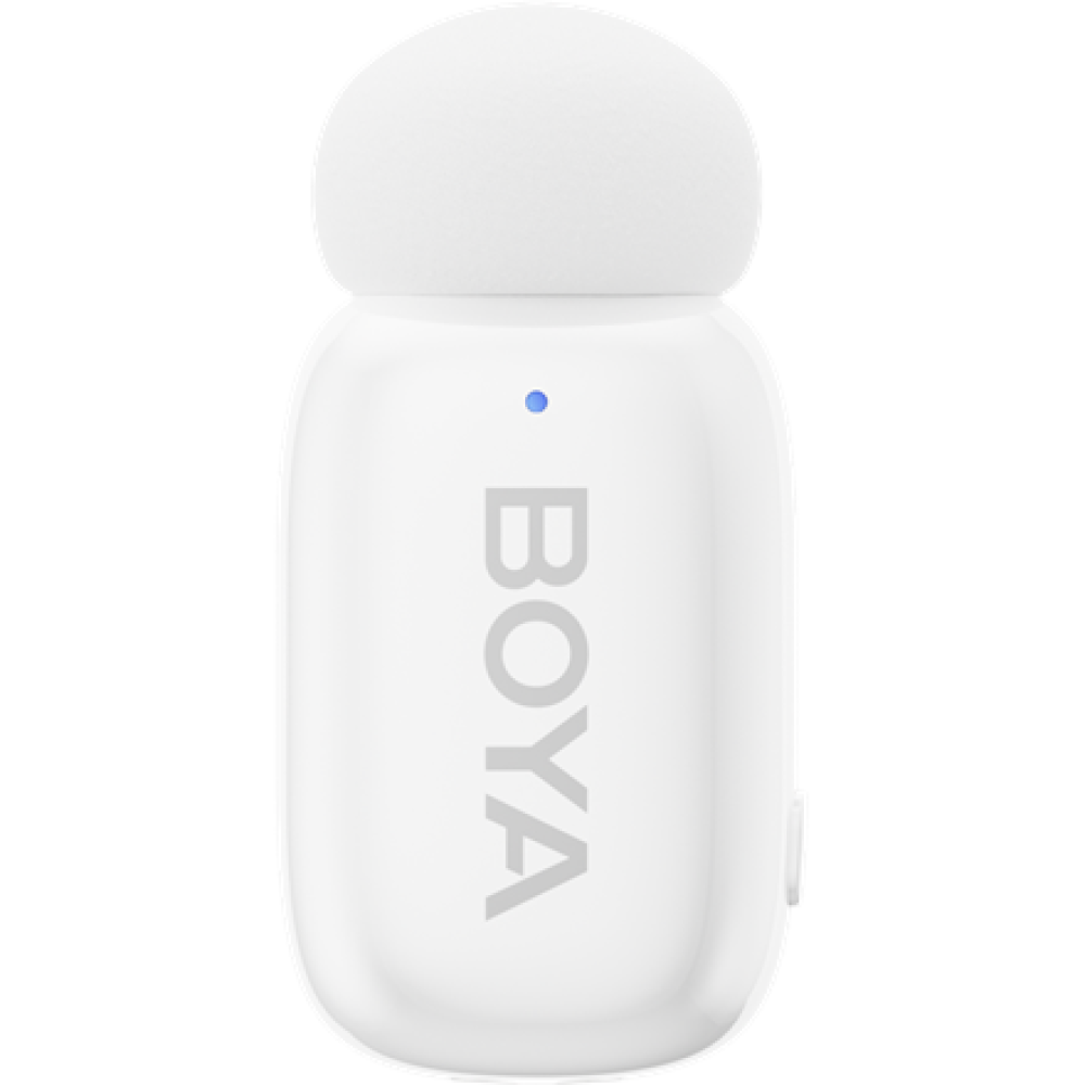 Boya , Mini-13 Ultracompact 2.4GHz Wireless Microphone System with lightning+USB-C , White