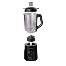 Gorenje , Blender , B800GBK , Tabletop , 800 W , Jar material Glass , Jar capacity 1.5 L , Ice crushing , Black
