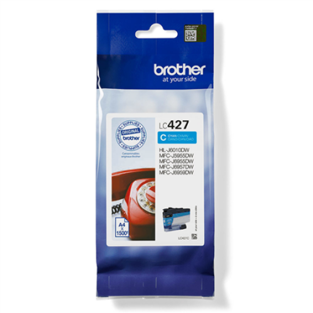 Brother LC427C , Ink Cartridge , Cyan
