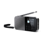 Sharp OSAKA Pocket/Handheld Portable Digital Radio , DR-P520(GY) , Bluetooth