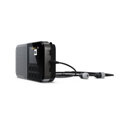 Sharp OSAKA Pocket/Handheld Portable Digital Radio , DR-P520(GY) , Bluetooth