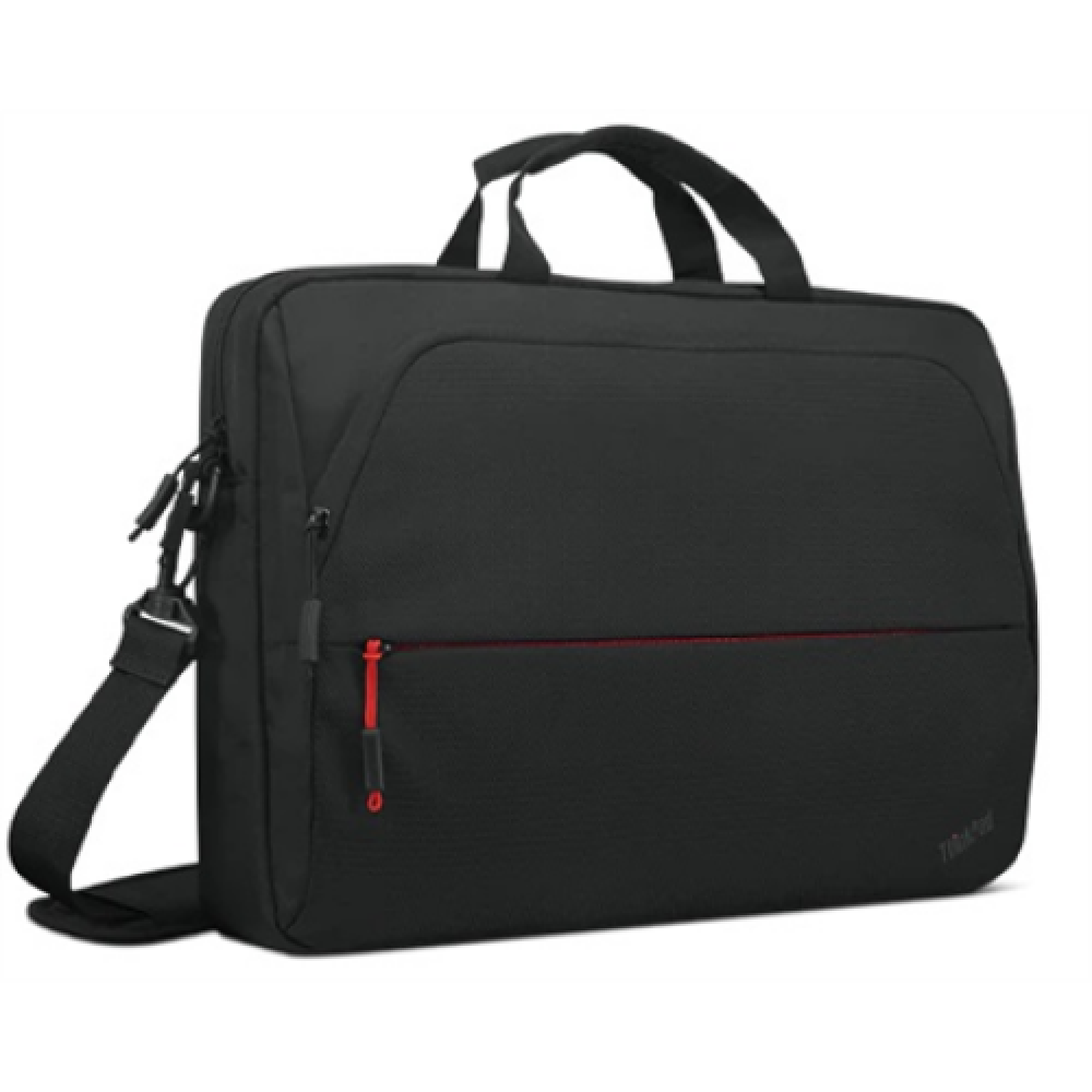 Lenovo , ThinkPad Essential 15.6 Topload (Sustainable & Eco-friendly, made with recycled PET: Total 7.5% Exterior: 24%) , Essential , Fits up to size 16 , Topload , Black , Shoulder strap