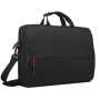Lenovo , ThinkPad Essential 15.6 Topload (Sustainable & Eco-friendly, made with recycled PET: Total 7.5% Exterior: 24%) , Essential , Fits up to size 16 , Topload , Black , Shoulder strap