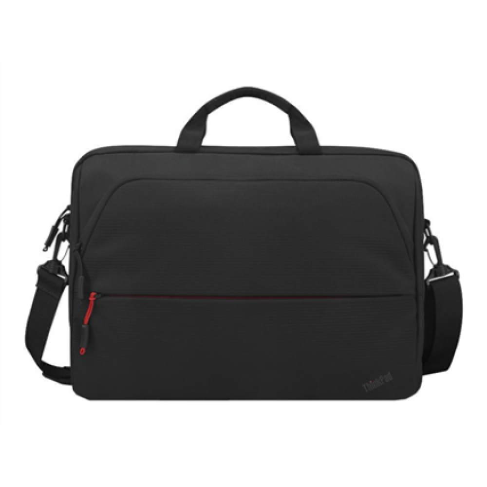 Lenovo , ThinkPad Essential 15.6 Topload (Sustainable & Eco-friendly, made with recycled PET: Total 7.5% Exterior: 24%) , Essential , Fits up to size 16 , Topload , Black , Shoulder strap