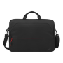 Lenovo , ThinkPad Essential 15.6 Topload (Sustainable & Eco-friendly, made with recycled PET: Total 7.5% Exterior: 24%) , Essential , Fits up to size 16 , Topload , Black , Shoulder strap