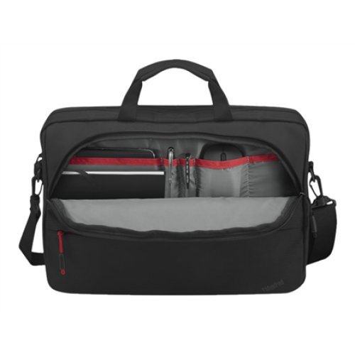 Lenovo , Essential , ThinkPad Essential 15.6 Topload (Sustainable & Eco-friendly, made with recycled PET: Total 7.5% Exterior: 24%) , Fits up to size 16 , Topload , Shoulder strap , Black