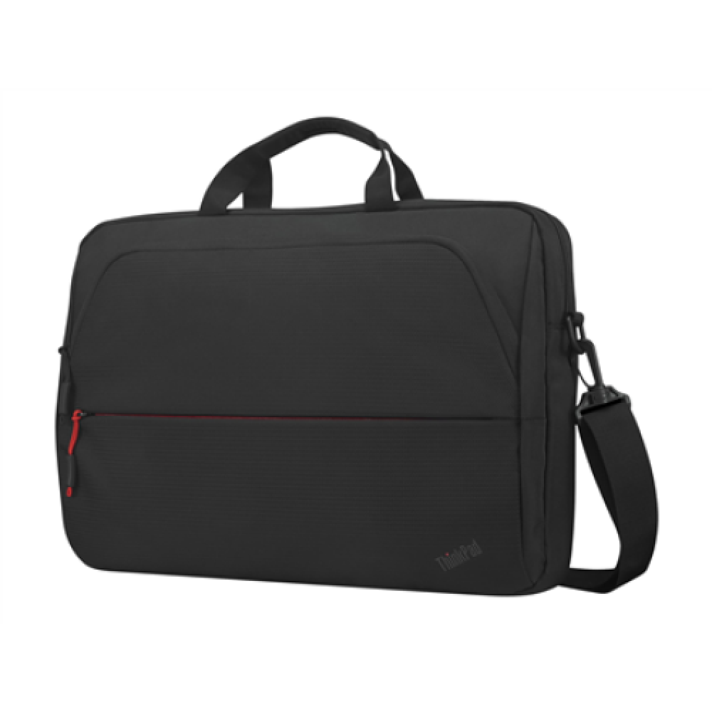 Lenovo , ThinkPad Essential 15.6 Topload (Sustainable & Eco-friendly, made with recycled PET: Total 7.5% Exterior: 24%) , Essential , Fits up to size 16 , Topload , Black , Shoulder strap