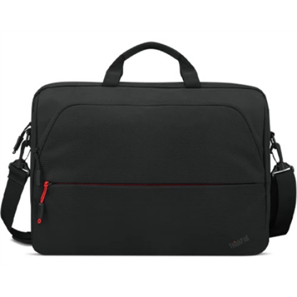 Lenovo , ThinkPad Essential 15.6 Topload (Sustainable & Eco-friendly, made with recycled PET: Total 7.5% Exterior: 24%) , Essential , Fits up to size 16 , Topload , Black , Shoulder strap