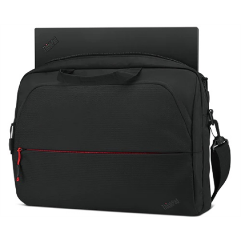 Lenovo , ThinkPad Essential 15.6 Topload (Sustainable & Eco-friendly, made with recycled PET: Total 7.5% Exterior: 24%) , Essential , Fits up to size 16 , Topload , Black , Shoulder strap