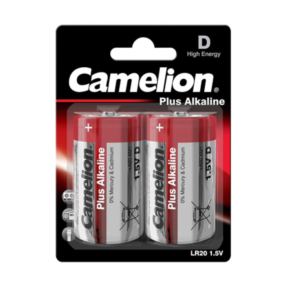 Camelion , D/LR20 , Plus Alkaline , 2 pc(s)