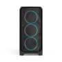 Fractal Design Meshify 3 XL , Black RGB TG Light Tint , Mid-Tower , Power supply included No , ATX