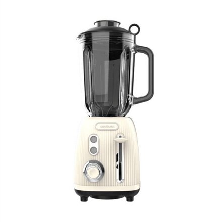 Blender , Power Black Titanium RetroBeige , Cecotec Tabletop , 1200 W , Jar capacity 1.5 L , Jar material Glass , Beige