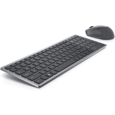 Dell , Keyboard and Mouse , KM7120W , Keyboard and Mouse Set , Wireless , Batteries included , EN/LT , Bluetooth , Titan Gray , Wireless connection