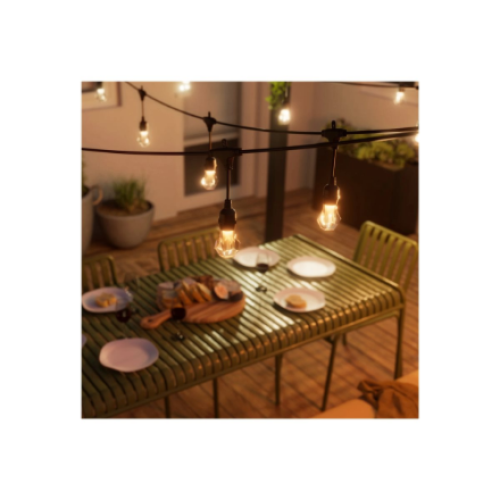 Nanoleaf Essentials Matter Smart Multicolour Outdoor String Lights Expansion 15m,16M+
