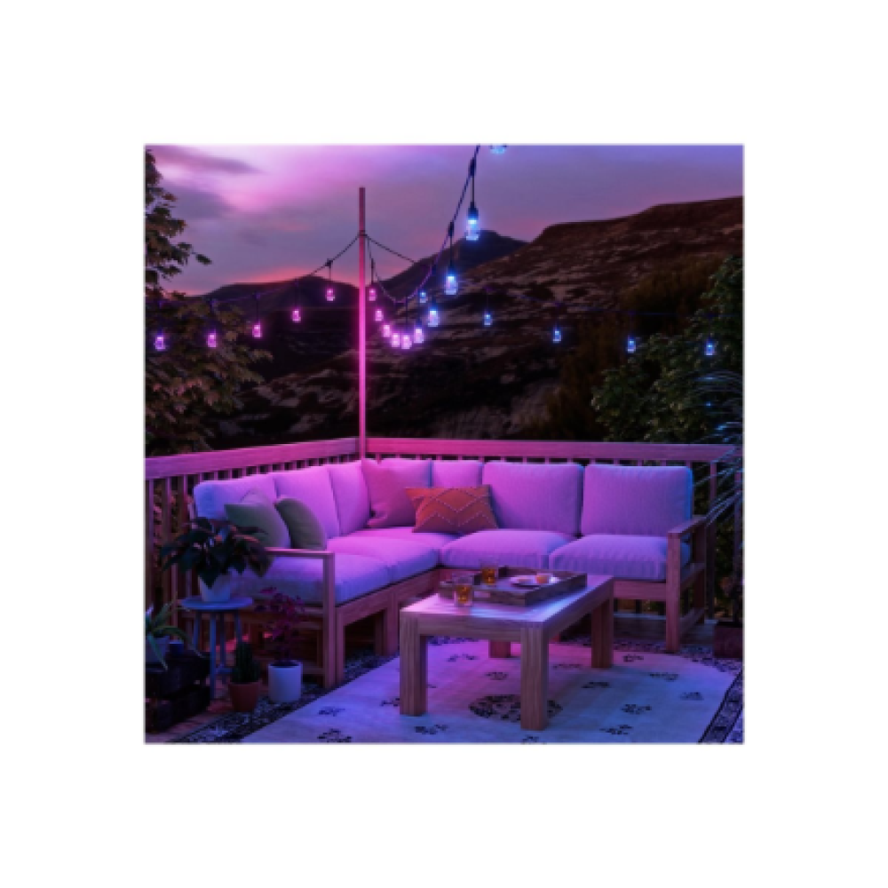 Nanoleaf Essentials Matter Smart Multicolour Outdoor String Lights Expansion 15m,16M+