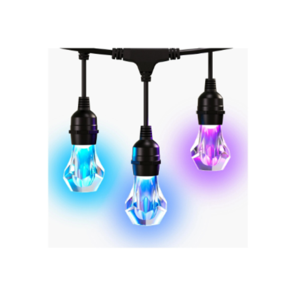 Nanoleaf Essentials Matter Smart Multicolour Outdoor String Lights Expansion 15m,16M+