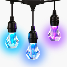 Nanoleaf Essentials Matter Smart Multicolour Outdoor String Lights Expansion 15m,16M+