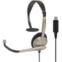 Koss Headphones CS95 USB Wired, On-Ear, Microphone, USB Type-A, Black/Gold