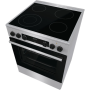 Gorenje GECS6C70XC , Cooker , Hob type Ceramic , Oven type Electric , Stainless steel , Width 60 cm , Grilling , Depth 60 cm , 71 L