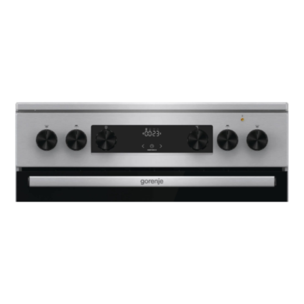 Gorenje GECS6C70XC , Cooker , Hob type Ceramic , Oven type Electric , Stainless steel , Width 60 cm , Grilling , Depth 60 cm , 71 L