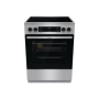 Gorenje GECS6C70XC , Cooker , Hob type Ceramic , Oven type Electric , Stainless steel , Width 60 cm , Grilling , Depth 60 cm , 71 L