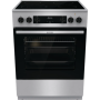 Gorenje GECS6C70XC , Cooker , Hob type Ceramic , Oven type Electric , Stainless steel , Width 60 cm , Grilling , Depth 60 cm , 71 L