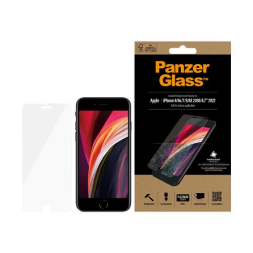 PanzerGlass , Screen Protector , Apple , Iphone 6/6s/7/8/SE (2020) , Glass , Crystal Clear , Clear Screen Protector