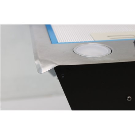 SALE OUT. CATA , Hood , GL 45 X /C , Built-in , Energy efficiency class A , Width 50 cm , 820 m³/h , Touch , EcoLed , Stainless steel , DAMAGED PACKAGING, DENTED FRAME , 36 month(s)