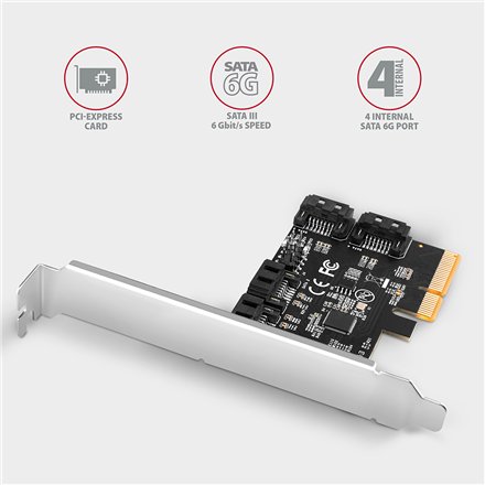 AXAGON PCIe Controller 4x SATA 6G , PCES-SA4X4