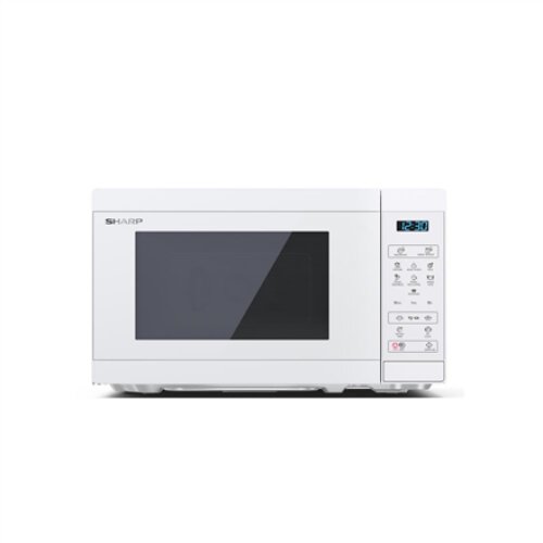 Sharp , Microwave Oven , YC-MS02E-C , Free standing , 800 W , White