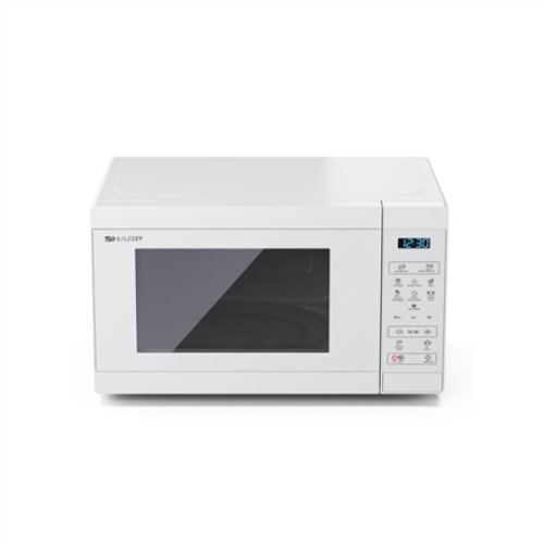 Sharp , Microwave Oven , YC-MS02E-C , Free standing , 800 W , White