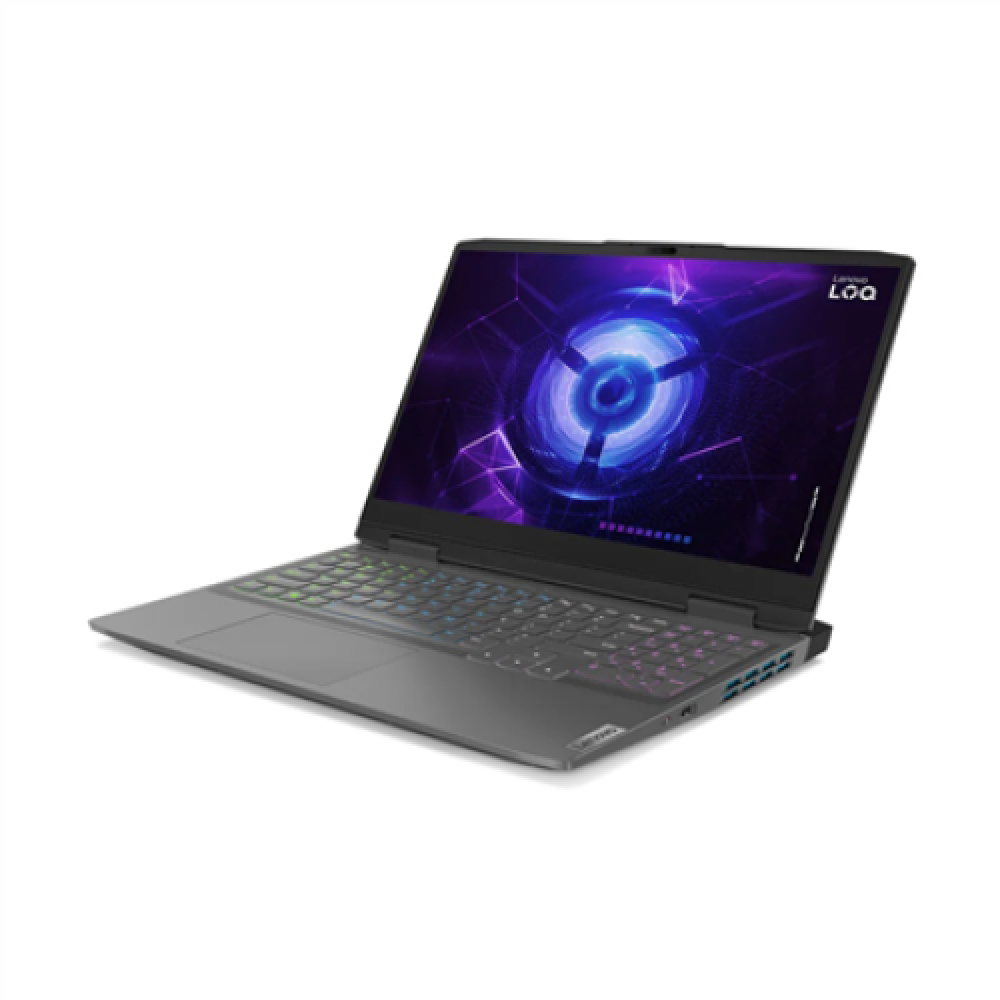 Lenovo LOQ 15IRH8 Grey 15.6 IPS FHD Anti-glare Intel Core i5 i5-12450H 8 GB SO-DIMM DDR5-4800 SSD 512 GB NVIDIA GeForce RTX 4050 GDDR6 6 GB Windows 11 Home 802.11ax Bluetooth version 5.1 Keyboard language English Keyboard backlit Warranty 24 month(s) Batt