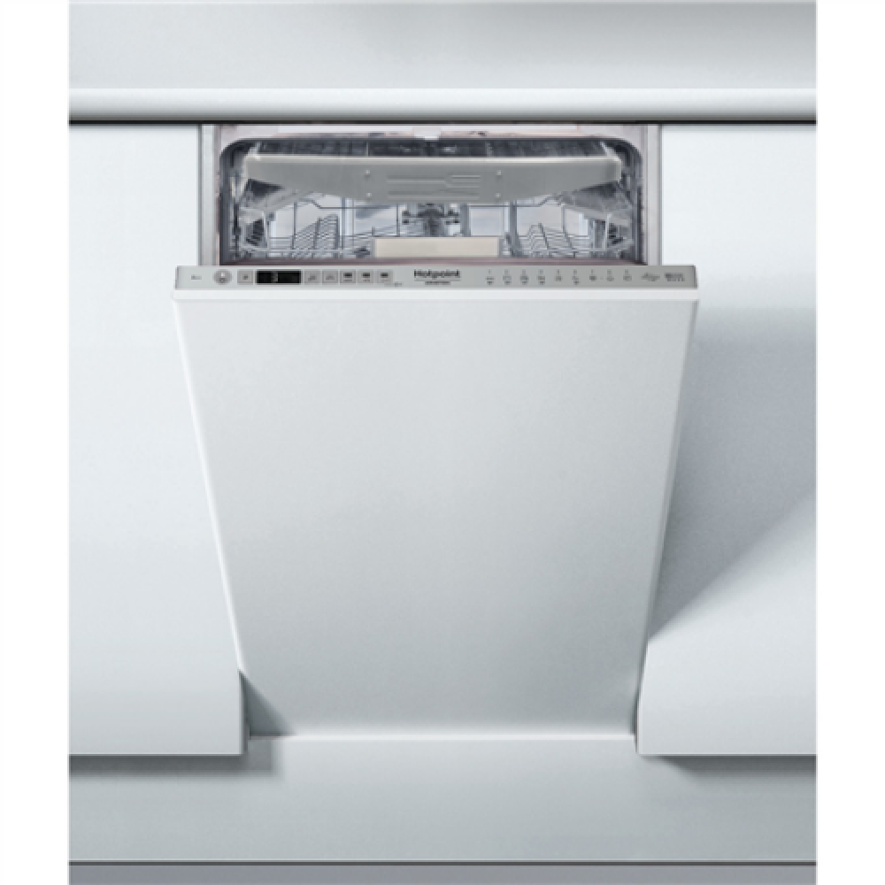 Hotpoint , Built-in , Dishwasher , HSIO 3O23 WFE , Width 44.8 cm , Number of place settings 10 , Number of programs 10 , Energy efficiency class E , Display , Does not apply
