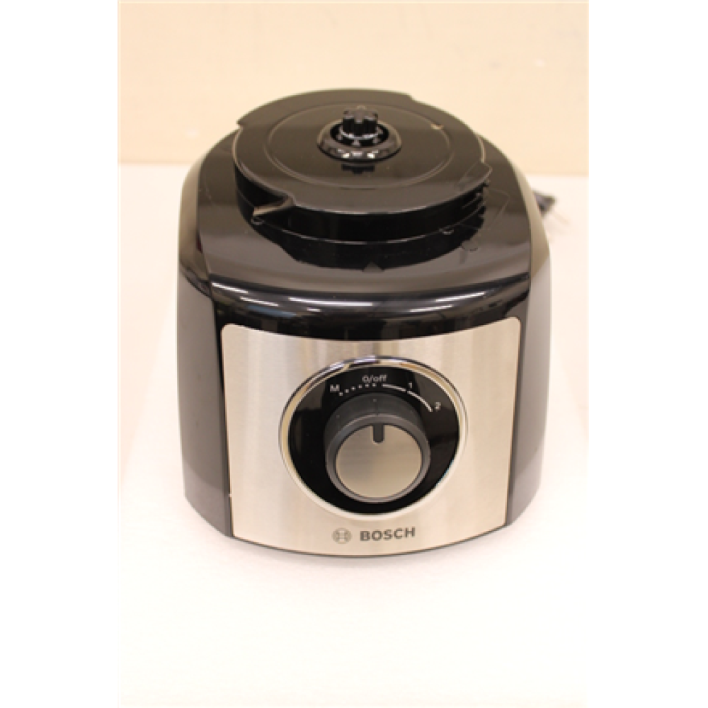 SALE OUT. Bosch MCM3501M Food processor, 800W, Bowl capacity: 2.3L, 2 speed settings, Black/Brushed stainless steel , Bosch , MCM3501M , Food Processor , 800 W , All plastics that are in contact with food are BPA free , Black , DAMAGED PACKAGING, SCTRATCH