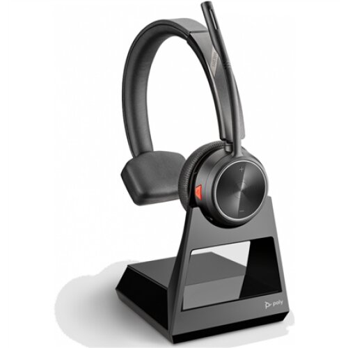 Poly Savi 7220 Office, S7220 D, OTH, BIN, DECT Poly Headset Savi 7220 Office Built-in microphone On-ear Black Wireless