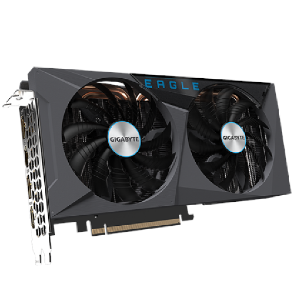 Gigabyte GV-N3060EAGLE-12GD, LHR version NVIDIA, 12 GB, GeForce RTX 3060, GDDR6, PCI-E 4.0 x 16, Processor frequency 1777 MHz, HDMI ports quantity 2, Memory clock speed 15000 MHz