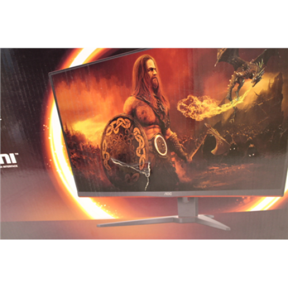 SALE OUT. , AOC , Curved Gaming Monitor , CQ32G2SE , 31.5 , VA , QHD , 16:9 , 165 Hz , 1 ms , 2560 x 1440 , 250 cd/m² , HDMI ports quantity 2 , Black/Red , Warranty 36 month(s) , DAMAGED PACKAGING