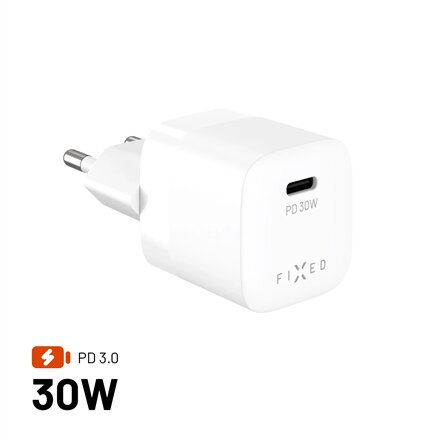 Fixed Mini USB-C GaN Charger 30W
